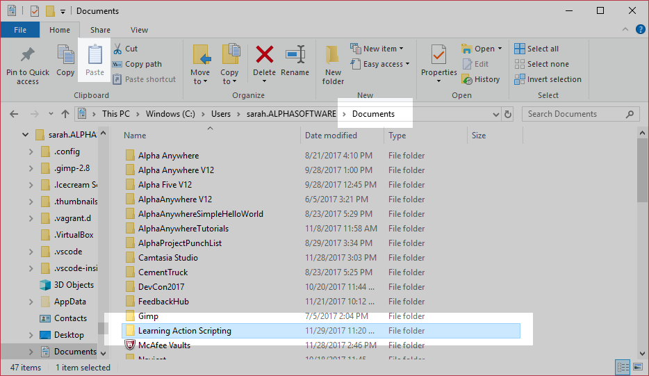 Paste Workspace